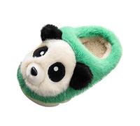 Générique Camicia Notte Ragazze Bambini Cartoon Cotone Pantofole Ragazze Ragazzi Memory Confortevole Casa Pantofole Scarpe calde Ragazza Blu Dita Separate, verde, 28 EU