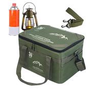 Générique Camp Bag, Hiking Bag Organizer, 16,54 x 12,2 x 10,24 pollici Mesh Waterproof Bottom, Travel Gear for Backpacking, Beach Trips, Keeps Your Items Secure, Dry, and Easy to Access Anytime, verde