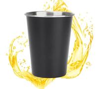 Générique Camp stainless steel Cup - Compact Drinking Cup for Cold Drinks, 3,15 x 3,15 x 3,94 pollici Lightweight Hiking Mug for Travel, Backpacking, Beach, Mountain Climbing, Outdoor Camping