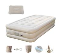 Générique Camping Air Mattress, Self-Inflating Double Camp Bed, Built-in Pump Mattress, Thickened Sleeping Pad, Portatile e Compatto, Ideale per Hiking & Outdoor Adventures