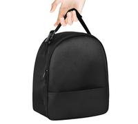 Générique Camping Fan Storage Bag, Waterproof Protective Organizer with Handle, Multi-Functional Travel Case for Toothbrush, Toothpaste, Towel, Wet Wipes, 11,81 x 5,12 x 10,04 pollici, Black Colored