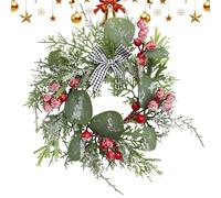 Générique Candle Wreath Rings - Christmas Decorations Artificial,Table Wreath Rings Kitchen Centerpieces - Kitchen Dining Desktop Fireplace Shelf Living Room Study Bedroom Holiday