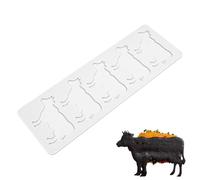 Générique Candy Molds Silicone - 5-Cavity Easy Release, divertente animale al cioccolato , non -Stick Dessert Stencil, Baking Accessory for Cookie, Gummy & Birthday Party, Small Size Blue