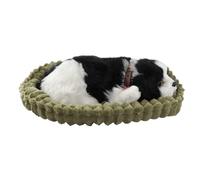 Générique Cane di peluche realistico che dorme e - giocattolo cucciolo riempito con suoni | giocattolo da compagnia per cani addormentato | per adulti sonno vacanze strada viaggio asilo