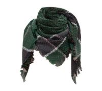 Générique Capelli uomo Seta Sciarpa Classica Nappa Plaid Sciarpa Calda Morbido Grosso Grande Coperta Wrap Scialle Sciarpe Urna Funeraria Cane, verde, Taglia unica