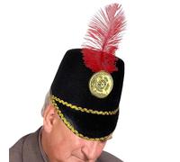 Générique Cappello da fanfare - Cappello da soldato giocattolo per gioco di ruolo, donna per carnevale cerimonia quotidiana,Festival d'autunno festa teatro