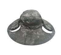 Générique Cappello da spiaggia - Cappelli a tesa larga con ricarica USB - Cappello da sole rinfrescante con ventilatore, per esterni, campeggio, , viaggi, vacanze estive, come da immagine.