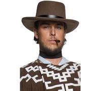 Generique - Cappello da uomo Sheriff, marrone