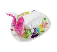 Générique Cappello di Pasqua per,Accessorio festivo stagionale per testa | Cappello da cowboy coniglio - Per caccia alle uova Carnevali e feste familiari