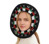 Générique Cappello per costume da gioco di freccette, tessuto in poliestere, copricapo, novità 13 x 13 pollici, 100 g, accessorio per ripieno morbido e divertente che migliora l'umorismo per Halloween