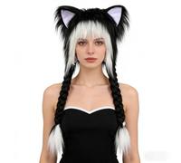 Générique Cappello per orecchie di gatto in peluche, accessorio per travestimento morbido e caldo, berretto da donna per l'inverno, per viaggi, casa, donne, amici, famiglia e adulti