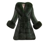 Générique Cappotto in finta pelliccia, da donna, cappotto in finta pelliccia, da donna, lunga giacca esterna, felpa super morbida, tinta unita, giacca esterna, giacche eleganti, felpe chic cappotti