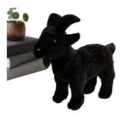 Générique Capra di peluche - Statuetta giocattolo dolce, realistica e carina, giocattolo di simulazione, per ragazze, uomini, donne, adulti, ragazzi di fattoria