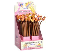 Générique Capybara, penne per ragazze, 48 penne vibranti per classe, matite da 0,5 mm, giocattolo antistress per appunti di studenti e insegnanti a scuola o a casa