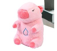 Générique Capybara Sleep Companion, Breathing Snuggle Buddy, Heartbeat Plush Toy, Built-in Lullaby Music, Soft Glowing Light Feature, Perfect for Kids Boys Girls Nighttime Comfort