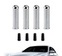 Générique Car Door Lock Knobs - Door Lock Pull Knob | 4 Inner Doors Locks Pull Pins | Metal Knob for Vehicles Accessories Replacement Parts| Safety Vehicle Doors Lift Bolts