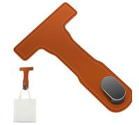 Générique Car Glove Box Bag Hooks (2-Pack) - Foldable Hidden Vehicle Organizer Hook For Shopping Bags & Totes, Slim Fit Car Accessories For Umbrellas, Borse & Groceries