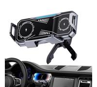 Générique Car Phone Mount, Wireless Charger Holder, 6,1 x 3,15 x 2,76 pollici, 360 gradi Rotating Phone Stand, Dashboard Vent Cradle with Fast Charging Feature for Delivery Drivers, Road Trip