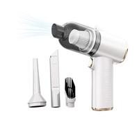 Générique Car Vacuum Cleaner | Cordless Car Vacuum Cleaner | Ricaricabile Car Vacuum Cleaner, Automotive Vacuum Cleaner with Attachments, Handheld Vacuum for Quick Car Clean-Up, Home and Interior