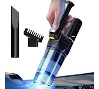Générique Car Vacuum Cleaner, Powerful Suction Car, 5,91 x 3,54 x 2,36 in, Compact and Power, Long Running Time, Small Digital Display, Handheld Vehicle Clean for Efficient Cleaning (Black)