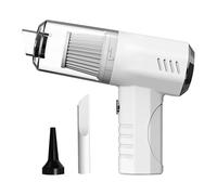 Générique Car Vacuum Cordless, Portable Handheld Vacuum Cleaner, 1500 mAh Lightweight Ricaricabile Design, Compact Powerful Suction for Desktops, Keyboards, and Car Interiors