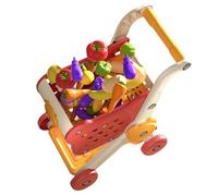 Générique Carrello Da Corsa Giocattolo Per Bambini | Gioco D Imitazione con Accessori Cibo | Gioco Interattivo Negozio di alimentari per Ragazzi Ragazze | Carrello Supermercato per Bambini