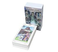 Générique Carte Dei Tarocchi,Gioco Di Tarocchi Di 78 Monete | Carte Da Gioco Emozionali | Per La Divinazione L'Ufficio A Casa Il Viaggio Quotidiano Le Feste Incontri