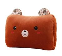 Générique Cartoon Hand Pillow Hand Warmer Nap Weak Hero Class 1 Arm Pillow Suho Non Electrical Travel Essentials Kids Day Gift(Brown)