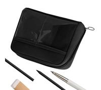 Générique Cartoon Pencil Bag, High-Capacity Pencil Case with 12 Compartments, Stylish Sturdy Pen Pouch Box, Convenient Multifunctional Pen P for Pens, Home, 21 cm, Nero , Se référer au descriptif,