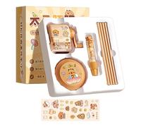 Générique Cartoon Stationery, Set di accessori per la scuola asesthetic cute, inclusi aspirapolvere elettrico, Sharpener, eraser, penne, per bambini, ragazzi, ragazzi, ragazzi, ragazze, Classroom