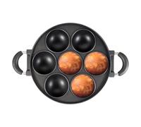 Générique Cast Iron Pan - 7-Cup Nonstick Baking Tray, Round Muffin Cake