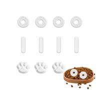 Générique Cat Paw Drying Strip, Natural Moisture-Absorbing Rod for Cat Food, Pet Feeding Storage Sealing Solution for Kitchen, Cafe and Restaurant, Keeps Food Fresh, 1 Set