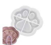 Générique Cat Paw Tray Silicone Mold - 5,35 x 4,92 pollici, Cat Paw Shape Non-Stick Mold | Ashtray and Trinket Box Molds for Jewelry, Candle, Candy, Decorative Storage for Home, Kitchen, Craft