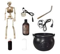 Générique Cauldron Halloween Decor, Floating Potion Bottle Display, 7,87 x 15,75 pollici Built-in Diffuser Feature, Spooky Festive Prop for Kitchen, Yard, Garden, Mantel, Indoor Room, Tavolo Display