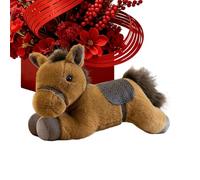Générique Cavallo in peluche | Morbido e Realistico, Peluche da collezione decorativa, 30 Centimetri di cavallo animale in - per adulti, adolescenti, casa, soggiorno, ufficio, camera da, tavolo