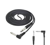 Générique Cavi per strumenti di piombo per chitarra chitarra da 6,35 mm | Place de Guitaare | Connettori di cancellazione audio da 10 piedi |Cavo elettrico testa|Per il docente