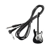 Générique Cavo Chitarra | Connettori Audio Anti-Rumore 3 m - Cavo Jack 6.35 mm Per Chitarra E Amplificatore - per Altoparlante Bassa Batteria Amplificatore Studio Scena