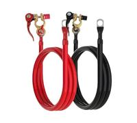 Générique Cavo di prolunga per batteria per auto, 2 confezioni | Pure Copper, 50 cm, 270 g, Heavy Duty Charging Wire with Terminals | for Vehicle Battery Charger Connection, Automotive Tool