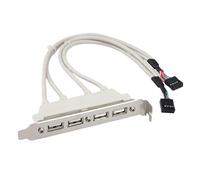 Générique Cavo di prolunga per cavo di estensione per motherboard, 4 porte USB Panel Extender, Enhanced Quick Connectivity, MultiInterface Expansion for High-Speed Connection, 30 cm Long