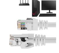 Générique Cavo patch Cat 6, cavo patch Ethernet,Cavi di rete pesanti da 10 piedi - Cavo per cavi Internet da 10 Gbp/ster