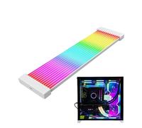 Générique Cavo PC, banda A, Cavo di prolunga per cavo PC 24 pin, Atx RGB 24p/3x8 pin con strisce LED al neon diffuse, per scheda madre