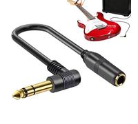 Générique Cavo prolunga per chitarra maschio femmina - Trasmissione stabile jack da 6,35 mm plug and play, adattatore angolato, per registrazioni, performance live, chitarre, altoparlanti e multimedia