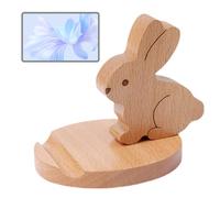 Générique Cell Phone Stand for Desk,Animal Tablet Stand - Wood Tablet Holder, Desktop Phone Holders, Slip-Resistant Tabletop Ornament, Mobile Phone Holder for Smartphones Tablets