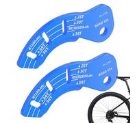 Générique Chain Gap Adjustment Gauge | 2X Electric Rear Derailleur Adjuster Tool,12 Speed Chain Gap Setup for Hiking, Road, City, Mountain Bicycles