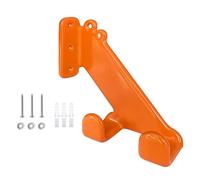 Générique Chainsaw Hook, Multifunzionale Weedeater Holder, Heavy Duty Wall Mounted Power Tool Hanger, Garage Storage Organizer per Chainsaws, Blowers, and Garden Tools (arancione, 21 x 16 x 5 cm)
