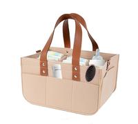 Générique Changing Bag - 14.96 Inch Diaper Bag for Nursery, Multi-Compartment Diapers Changer Tote with Pockets, Kids Storage Bags for Boys, Girls, Bottiglie, Wipes, Toys and Books Use