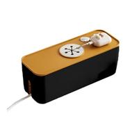Générique Charger Organizer, Phone Cable Organizer, 11,61 x 4,48 in Non-Slip Power Storage Case, Home Organization Solution for Living Room, Bedroom, Study Room, and Office Use, Nero , Se référer au