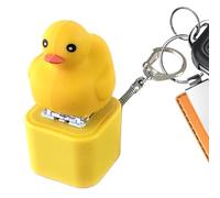 Générique Chem du Tastiera Clicker, Tastiera FildGet Keychain Package | decorazione portachiavi - Stress Relief Duck Forme, Fascino Borsa con luce e suono