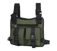 Générique Chest Bag Men, Adjustable Chest Carrier, 11.8 Inches Lightweight Design, Training Backpacks for Concealed Carry, Commuting Travel Camping Hydration Cycling Work Riding Fitness, verde, Se