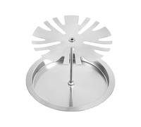 Générique Chicken Leg Rack for Smoker - Stainless Steel Chicken Roaster Stand | 2-in-1 Chicken Roaster Stand, 10 slot Chicken Grill Stand with Drip Tray for BBQ Smoker